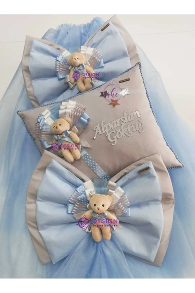 s'he design Yenidoğan Bebek Hastane Odası Süsleme Seti - 3