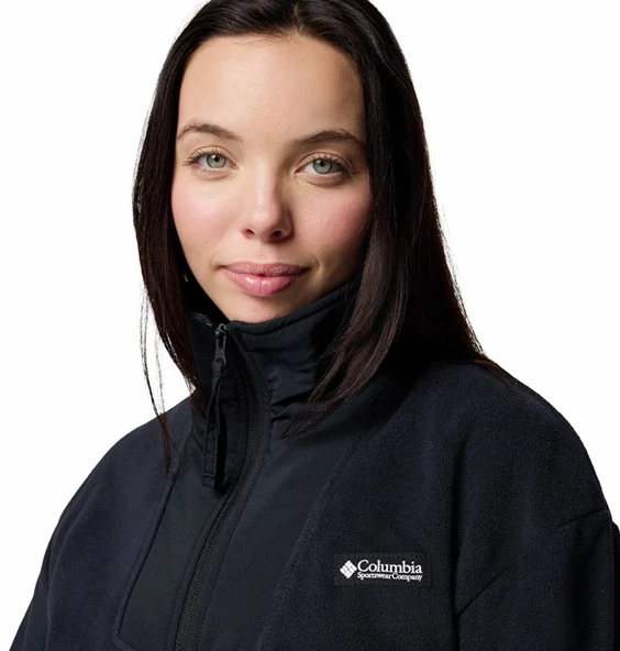 Columbia Sequoia Grove™ Full Zip Fleece Siyah Kadın Outdoor Polar AL0684 - Resim 4