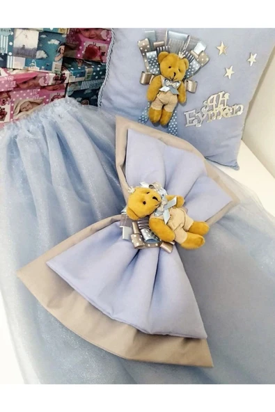 s'he design Yenidoğan Erkek Bebek Hastane Odası Süsleme Seti ürün görseli