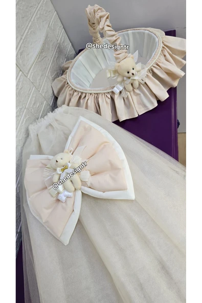 s'he design Sunum Sepeti ve Beşik Süsleme Seti - Resim 3