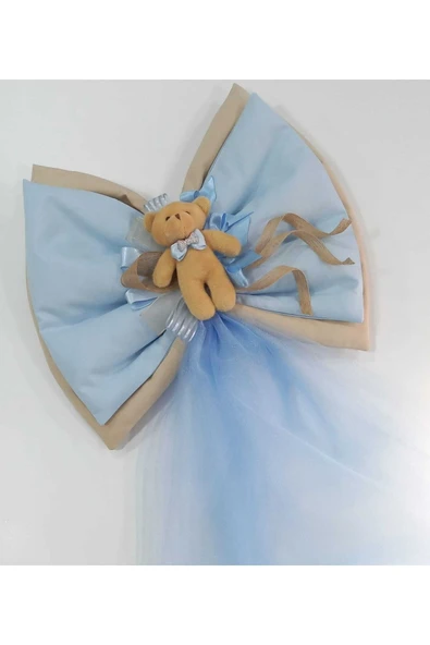 s'he design Yenidoğan Erkek Bebek Ayakucu Fiyonk ürün görseli