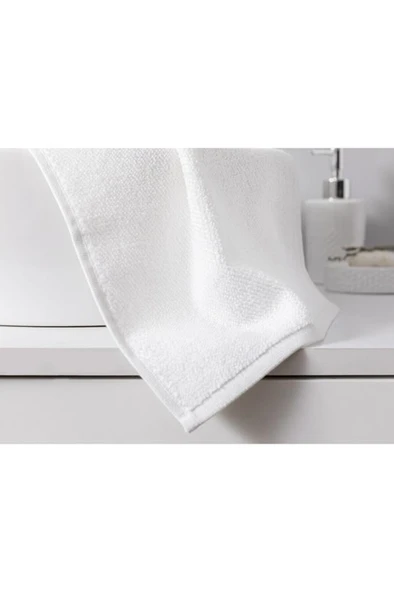 Otel Tipi 50x90 Yüz Havlusu Beyaz - 3