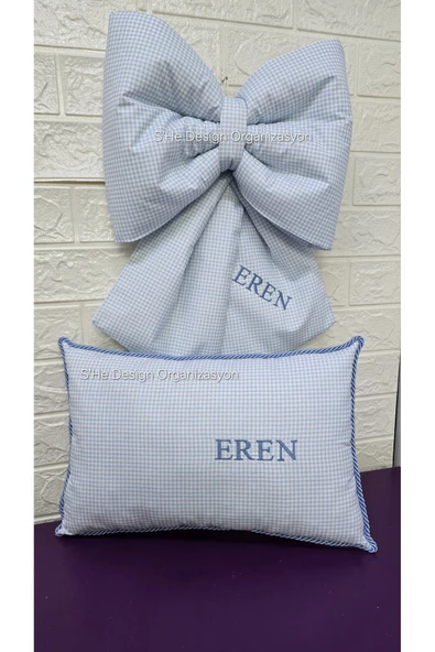s'he design NAKIŞ İŞLEMELİ POFUDUK FİYONK KAPI SÜSÜ VE TAKI YASTIĞI - Resim 3