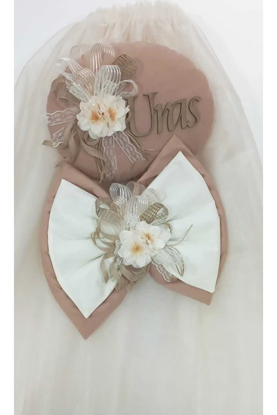 s'he design Yenidoğan Küvöz Eteği Ve Takı Yastığı Seti - Resim 2