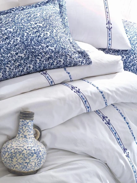 Seri Çift Kişilik Nev Takımı Delmor Lacivert - Resim 2