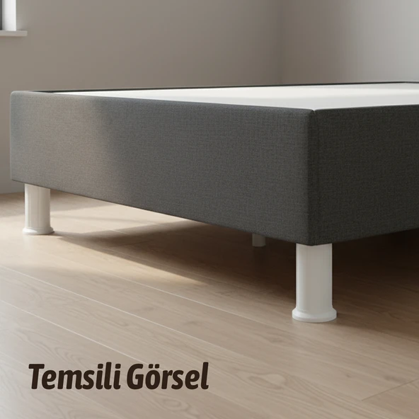 Mobilya Baza Tv Ünitesi Yükseltme Ayağı Destek Ayağı 1 Adet 10 cm Beyaz Plastik - Resim 5