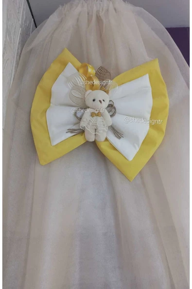 s'he design HASTANE KÜVÖZ ETEĞİ VE BEBEK AYAK UCU FİYONK / BEŞİK SÜSÜ ürün görseli