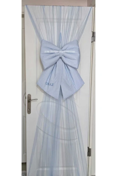 s'he design NAKIŞ İSİM İŞLEMELİ FİYONK KAPI SÜSÜ ürün görseli