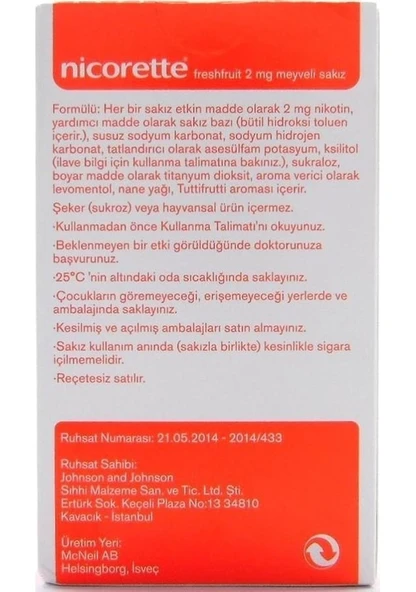 Freshfruit 2 mg 30 Meyveli Nikotin Sakızı - 2