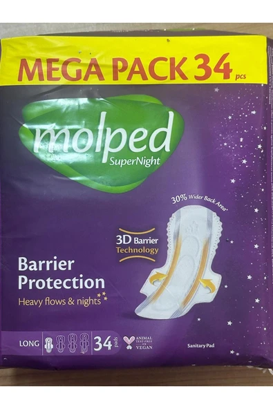 Molped Supernıght Mega 30 26 34 3 Lü Paket 3dbariyer Korumalı - Resim 4