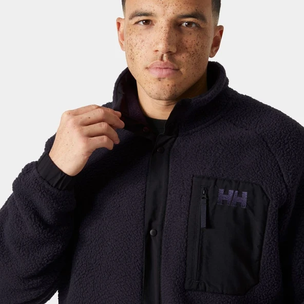 Helly Hansen PANORAMA PILE SNAP Erkek Polar Mont HHA.63348 HHA.660 - Resim 3