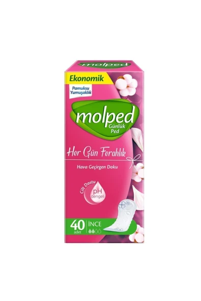 Molped Günlük Incelilk 40 Adet Duş Ferahlığı ürün görseli