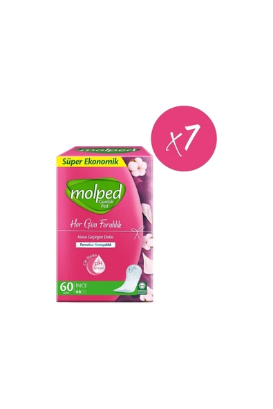 Molped Her Gün Ferah Günlük Pedi (60 x 7) 420 Adet - Resim 2