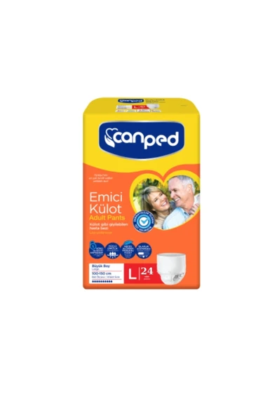 Canped Emici Külot Hasta Yetişkin Bezi L - Büyük - Large 24 Adet Fırsat Pk ürün görseli 1