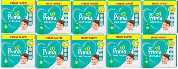 Prima Bebek Bezi Beden:7 (15+kg) Xx Large 272 Adet Dev Ekonomik Fırsat Pk - Resim 2