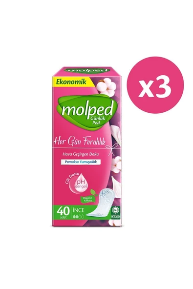 Molped Her Gün Ferah Günlük Pedi Deo 120 Adet - Resim 2