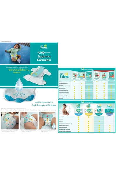 Prima Bebek Bezi Beden:8 (17 KG) Xxx Large 186 Adet Süper Ekonomik Mega Pk - Resim 4