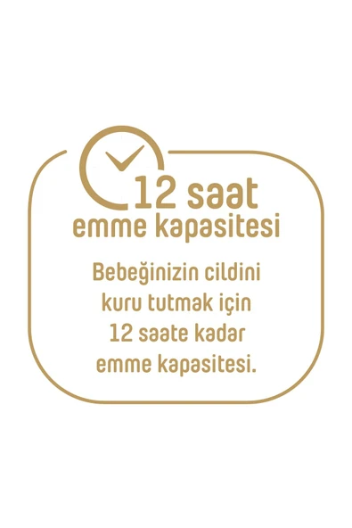 Pure Baby Organik Pamuklu Cırtlı Bez 2'li Paket 3 Numara Midi 112 Adet - Resim 7