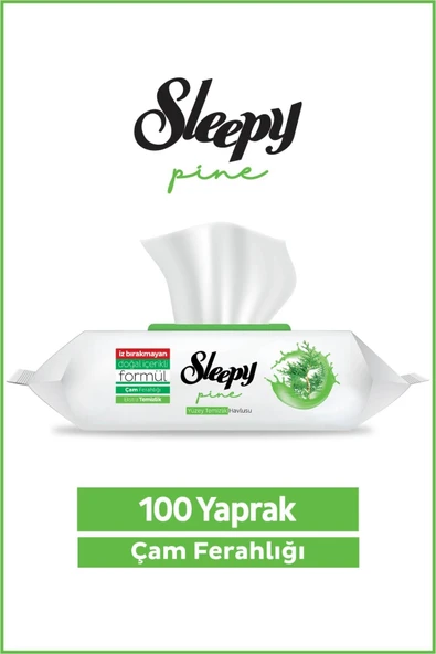 Sleepy Pine Yüzey Temizlik Havlusu&Mendili Çam Ferahlığı 100 Yaprak ürün görseli