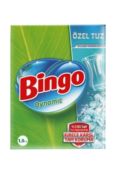 Bingo Dynamic Bulaşık Makinesi Tuzu 1,5 kg ürün görseli 1