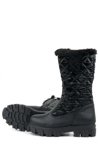 Rakerplus Siyah Uzun Fermuarlı Kız Çocuk Yağmur Çizmesi - Resim 6