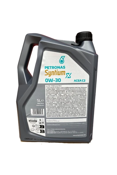 Petronas Syntium 0W-30 Acea C2 5 Litre - 2