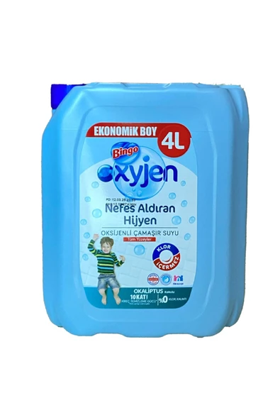 Bingo Oksijenli Çamaşır Suyu Okaliptus 4 L ürün görseli