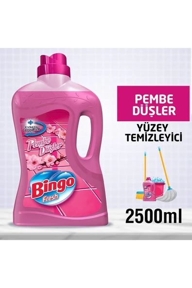 Bingo Fresh Yüzey Temizleyici Pembe Düşler 2500 ml ürün görseli