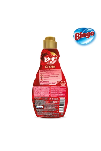 Bingo Soft Konsantre Çamaşır Yumuşatıcısı Lovely 1440 ml X 6 Adet - Resim 4