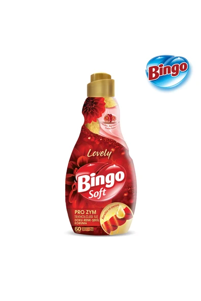 Bingo Soft Konsantre Çamaşır Yumuşatıcısı Lovely 1440 ml X 4 Adet - Resim 3