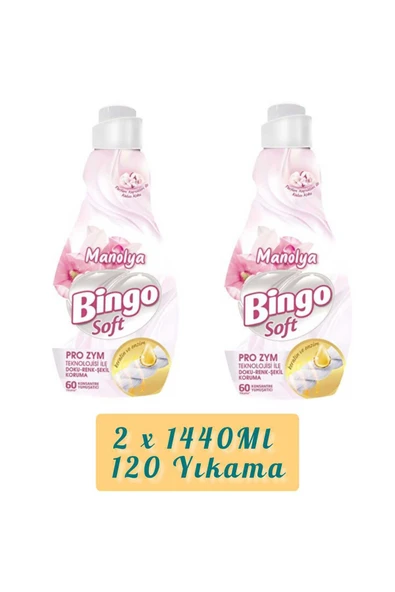 Bingo konsatre yumuşatıcı manolya bahçesi 1440ml 120 yıkama ürün görseli 1