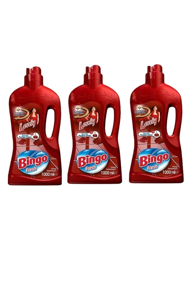 Bingo Fresh Yüzey Temizleyici Lovely 1000ml X3adet ürün görseli