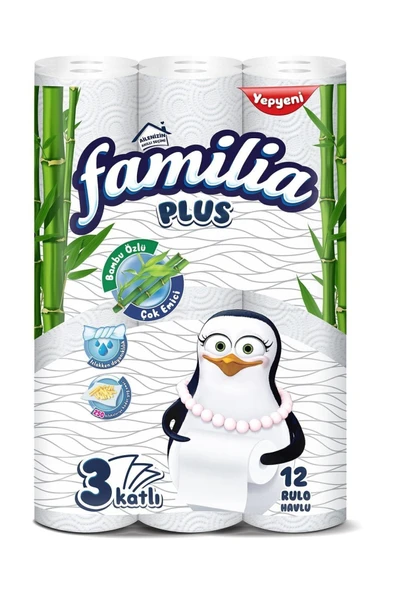 Familia Desenli Havlu Plus 12'li ürün görseli