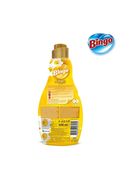 Bingo Soft Konsantre Çamaşır Yumuşatıcısı Nergis 1440 ml X 4 Adet - Resim 4