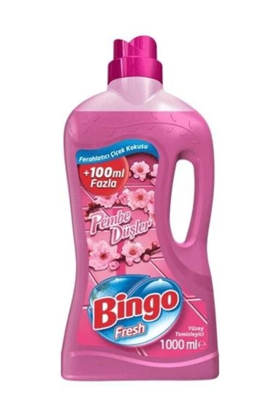 Bingo Fresh Yüzey Temizleyici Pembe Düşler 1 lt - Resim 2