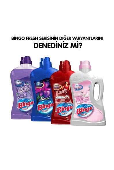 Bingo Fresh Yüzey Temizleyici Pembe Düşler 2500 ml - Resim 6