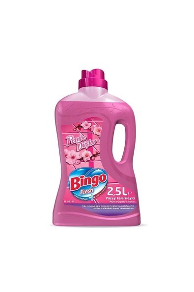Bingo Fresh Yüzey Temizleyici Pembe Düşler 2,5 Litre 2 Adet ürün görseli
