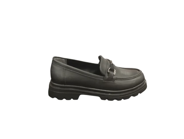 Ventes 581834Z Yumuşak İç Pedli 3 cm Topuk Boyu Günlük Kadın Loafer Ayakkabı