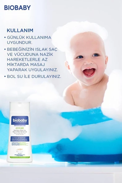 Biobaby Kuru ve Atopik Ciltler İçin Şampuan 300 ml - 5