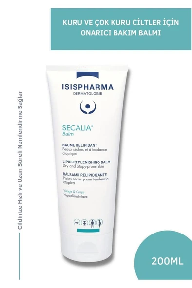 Isis Pharma Secalia Balm Kuru Ciltler için El ve Vücut Kremi 200 ml - 3