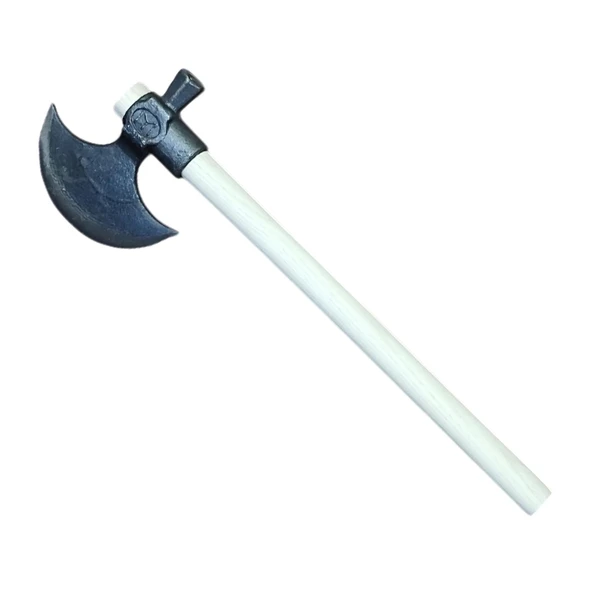 Kayı (ıyı) Damgalı Nacak, Ay Balta – Çekiç Başlı, Küçük Boy, Ahşap Saplı 40 Cm - Resim 3