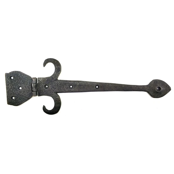 Antika Tarz Dekoratif Pirinç Kuyruklu Çanak Menteşe - 137x390 Mm, Oksit ürün görseli