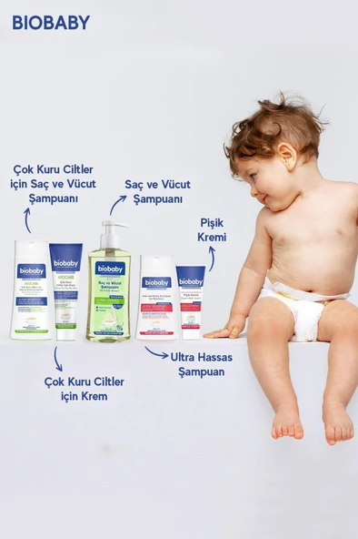 Biobaby Kuru ve Atopik Ciltler İçin Şampuan 300 ml - 7