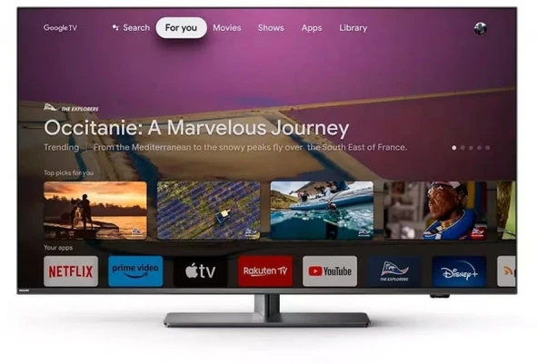 Philips The One 55PUS8808 4K Ultra HD 55" 140 Ekran Uydu Alıcılı Google Smart Ambilight LED TV - TESHİR - 2