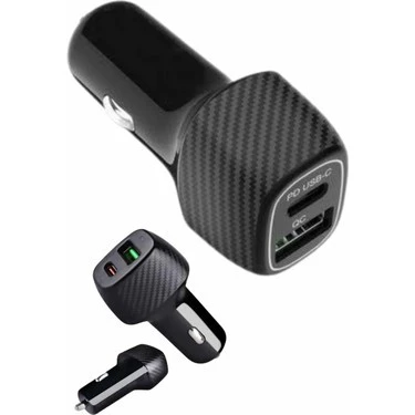 ACR CR-01 Araç Şarj Adaptörü 38W MAX USB + PD - 2