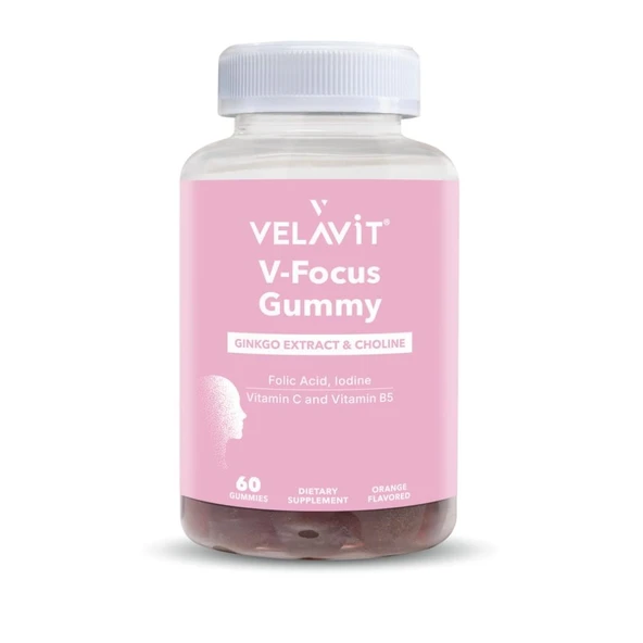 Velavit V-Focus Gummy 60 Gummies ürün görseli