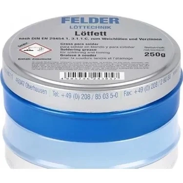 Felder Lötfett Lehim Pastası 250 Gr - Resim 2