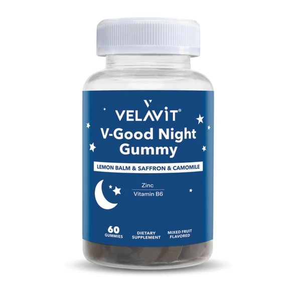Velavit V-Good Night Gummy 60 Gummies ürün görseli