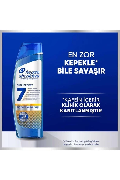Head & Shoulders Pro-Expert 7 Kafein İle Dökülme Karşıtı Şampuan 300 ml - 6