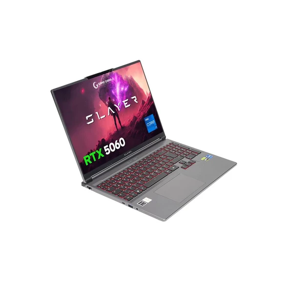 Game Garaj Slayer X7T-5060 C7 Intel Core i7 14650HX 16GB RAM 1TB SSD RTX5060 16" QHD+ 180Hz IPS FreeDOS Oyuncu Laptop - Resim 2